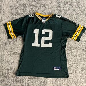 Girls Extra Large Reebok On Field Aaron Rodgers Green Bay Packers Jersey.